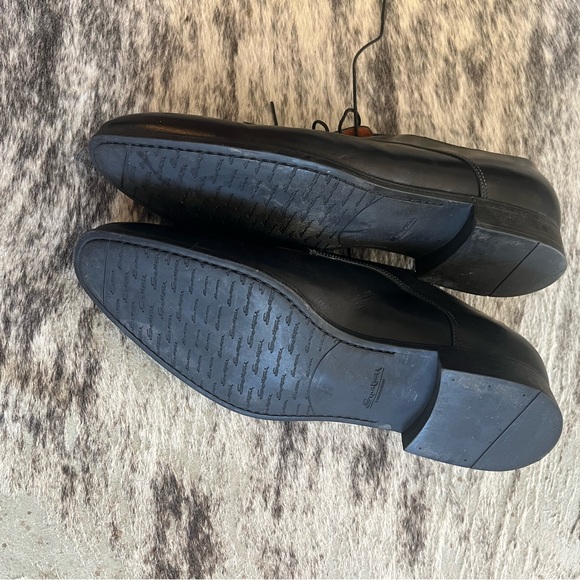 Santoni Italian Black Leather Men\'s Shoes main image 7